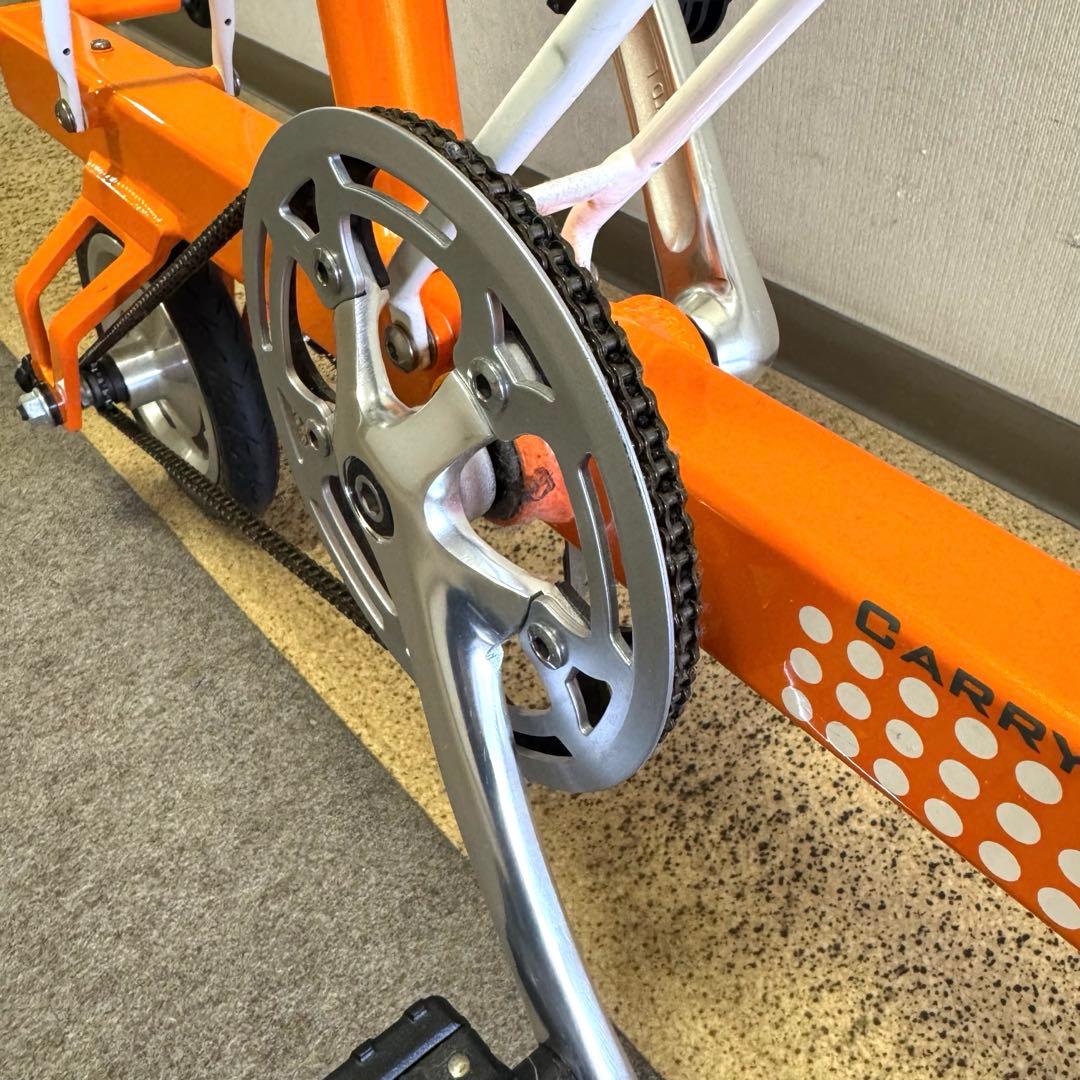 【値下】CarryMeパンクレスソリッドタイヤモデル オレンジ