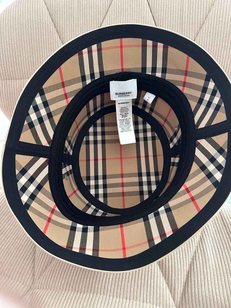 BURBERRY バケットハット ベージュ