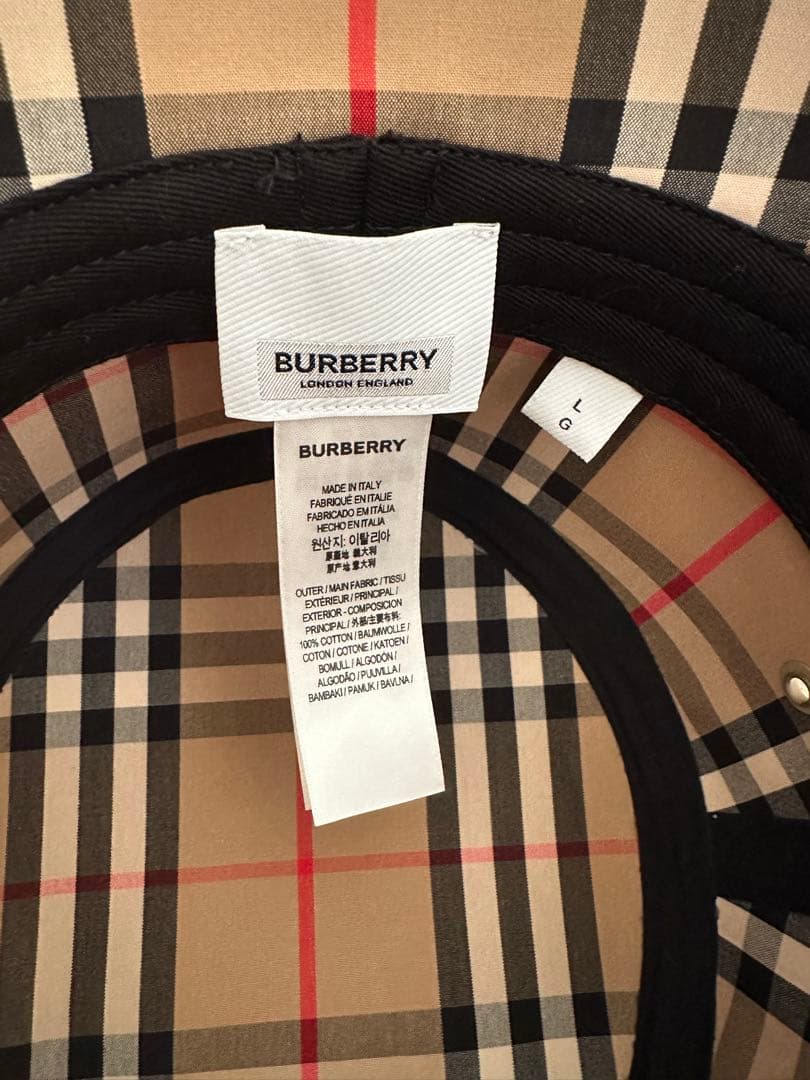 BURBERRY バケットハット ベージュ
