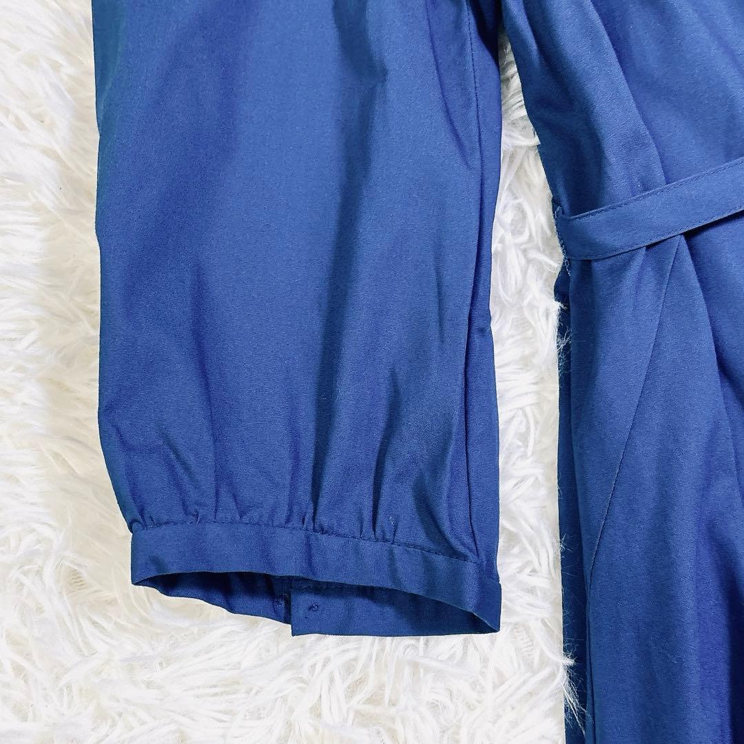 【新品タグ付】フランシュリッペ シェリーラファム　ロングワンピース 濃紺 M