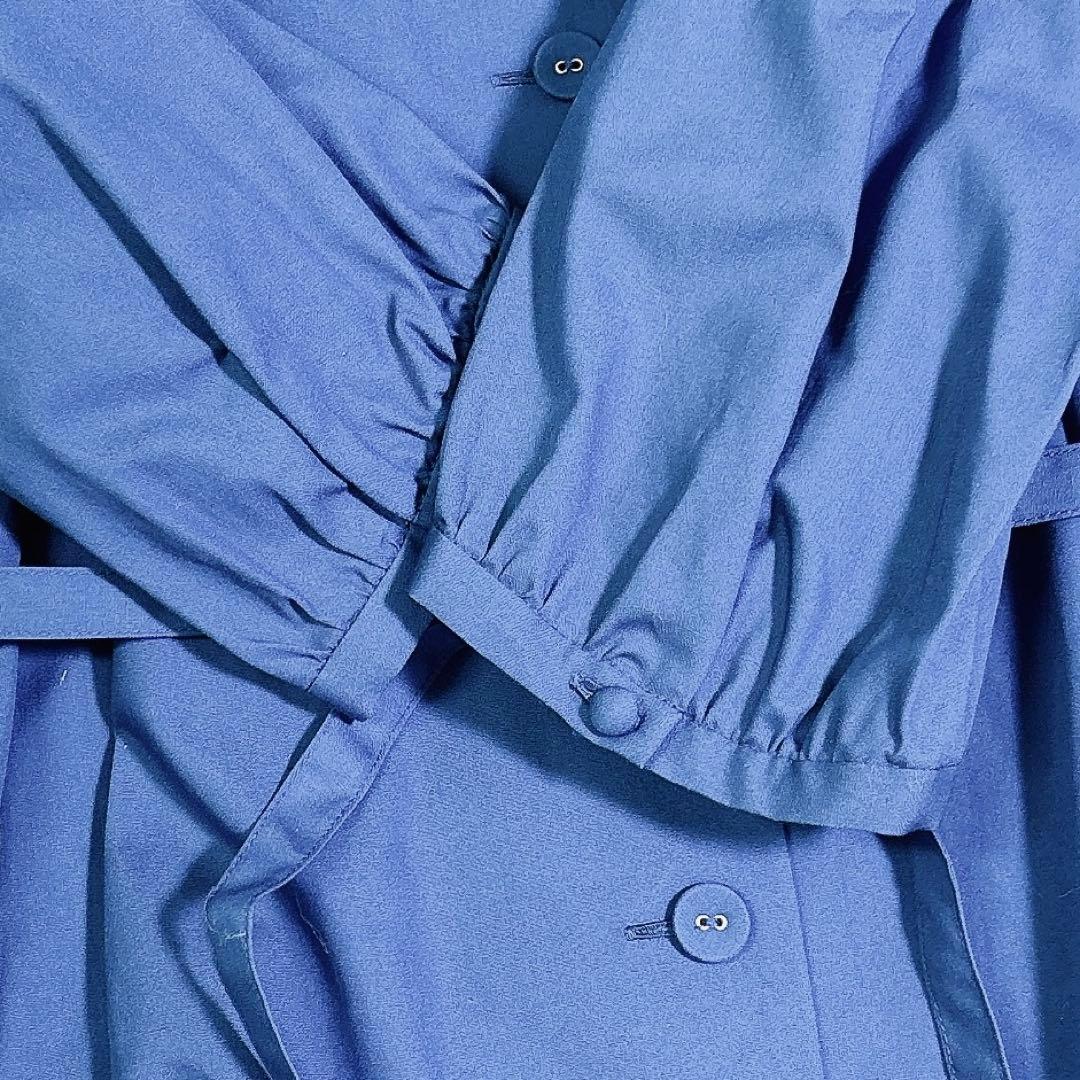 【新品タグ付】フランシュリッペ シェリーラファム　ロングワンピース 濃紺 M