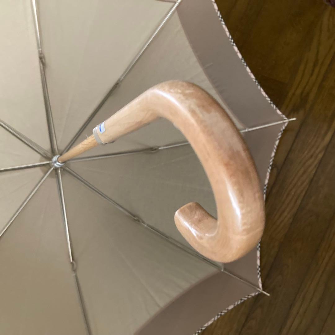 タグ付き　未使用　バーバリー　UV日傘 長傘　スケルトンノバチェックライン