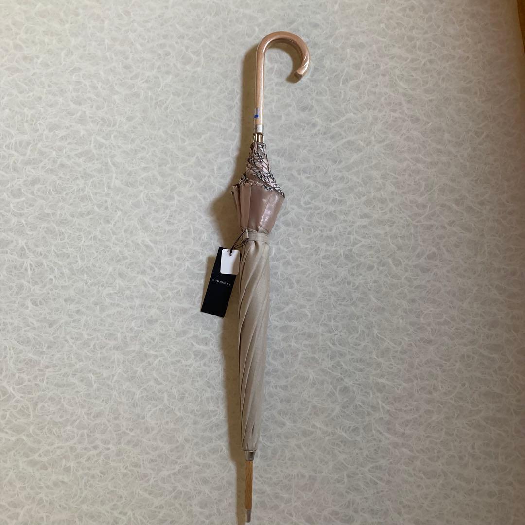 タグ付き　未使用　バーバリー　UV日傘 長傘　スケルトンノバチェックライン