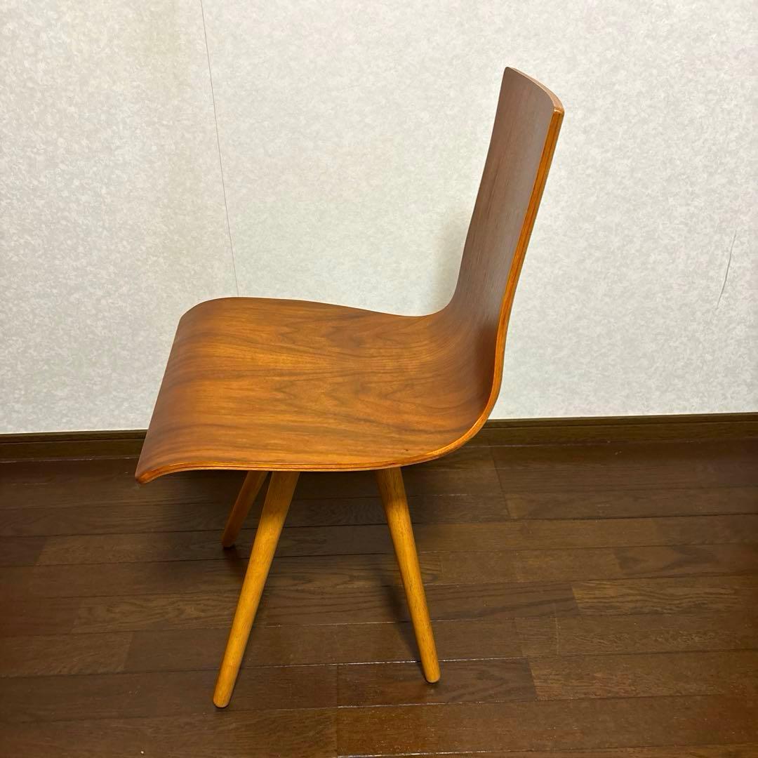 【良品】NOCE プライウッド カーブチェア ダイニングチェア