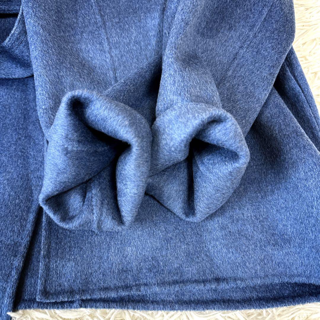 JOSEPH ジョセフ カシミヤ リバージャケット 女優襟 ベルト付き 軽い