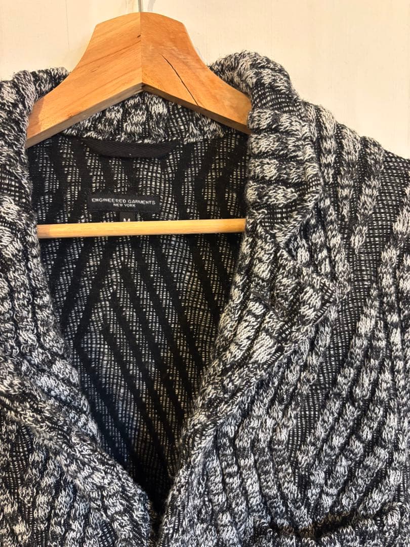 【美品】エンジニアードガーメンツ　テーラードジャケット　グレンチェック　サイズM
