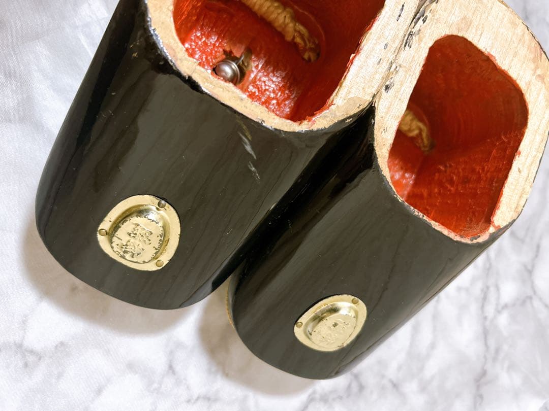 ぽっくり下駄　7歳用　20㎝　おこぼ　鶴