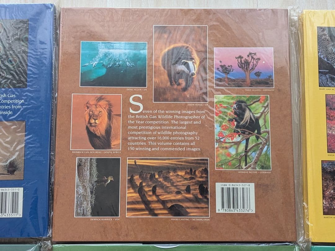 写真集 Wildlife Photographer of the Year 6冊