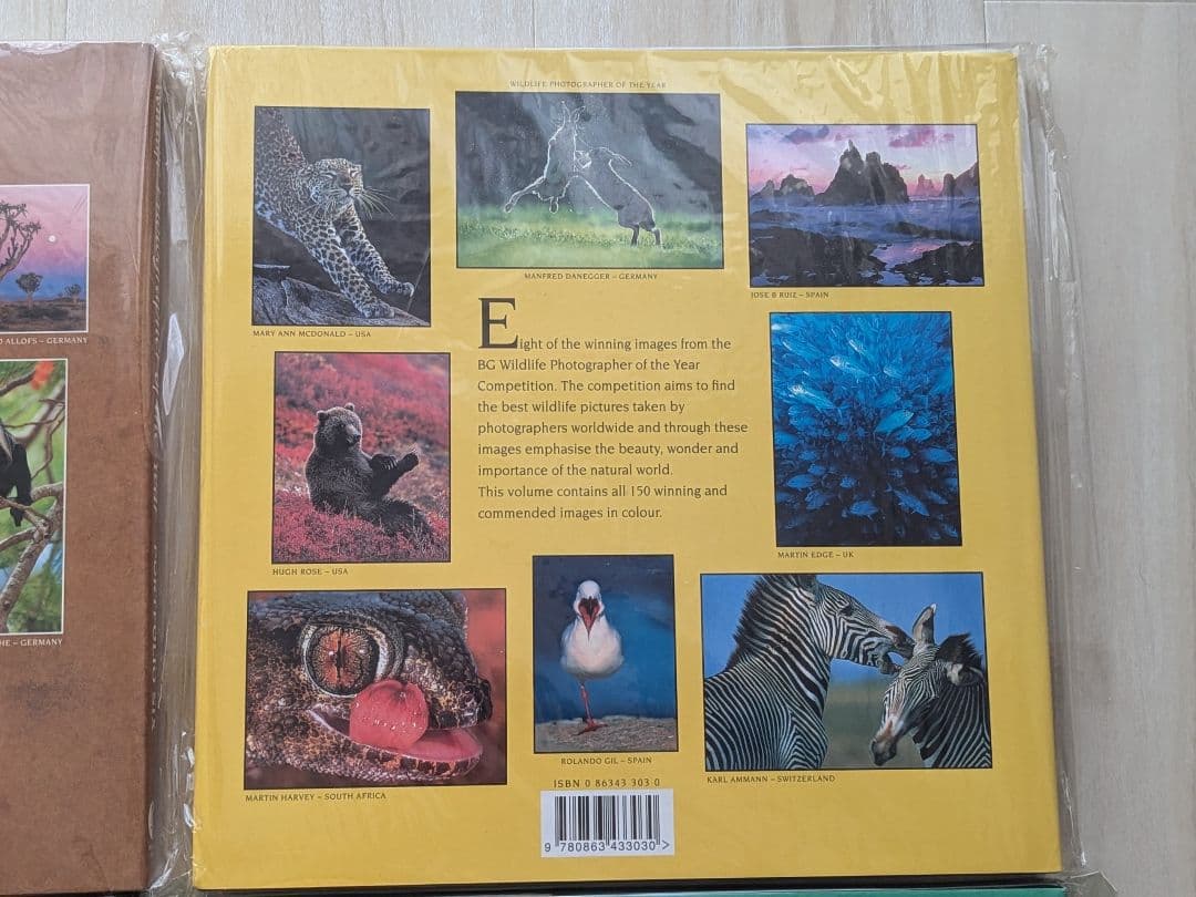 写真集 Wildlife Photographer of the Year 6冊