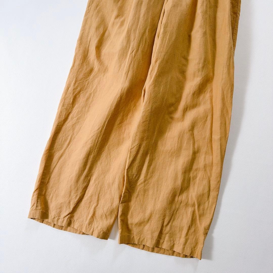 希少ꕥサラマリカ コットンリネン ビッグフラワー エンブ オールインワン