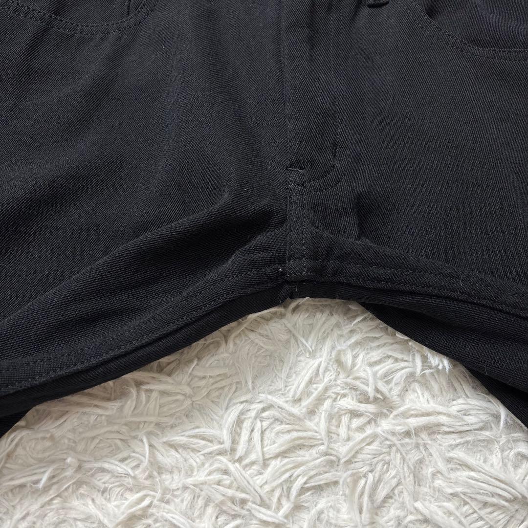 美品　コムデギャルソン　ウールツイルストレートパンツ　ブラック　M