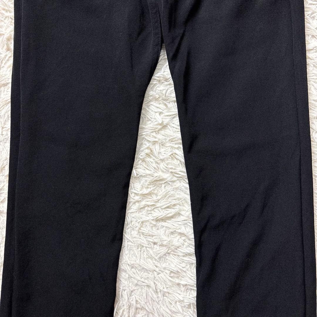 美品　コムデギャルソン　ウールツイルストレートパンツ　ブラック　M