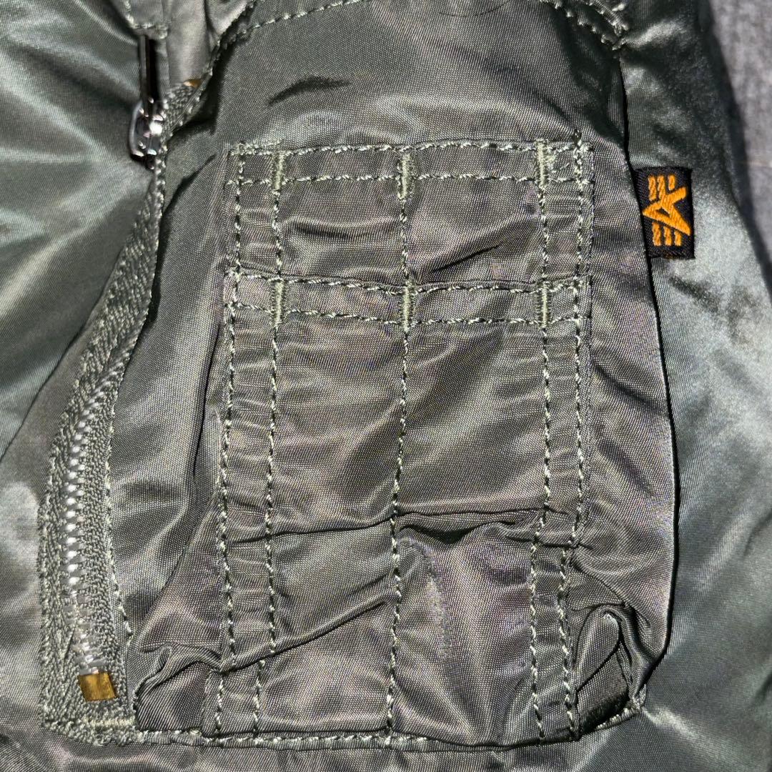 【極美品✨】【希少XL】ALPHA INDUSTRIE ma-1 カーキ XL