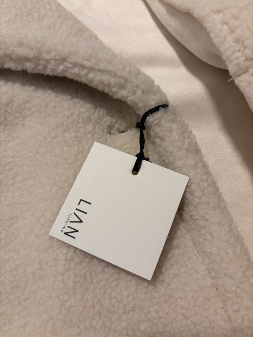 【新品タグ付き】lian テーラードボアミドルコート