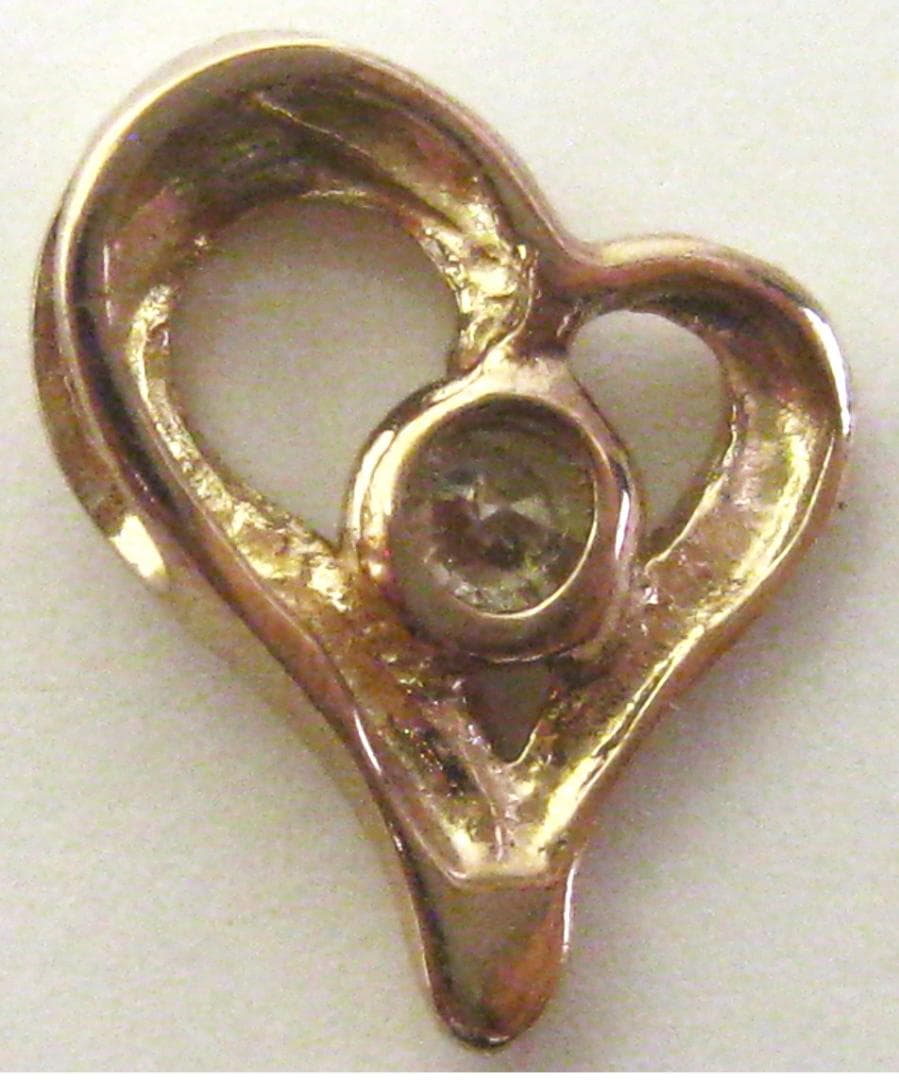 y*u様 K10 10金 イエローゴールド ペンダント ダイヤ 0.1ct 1ヶ