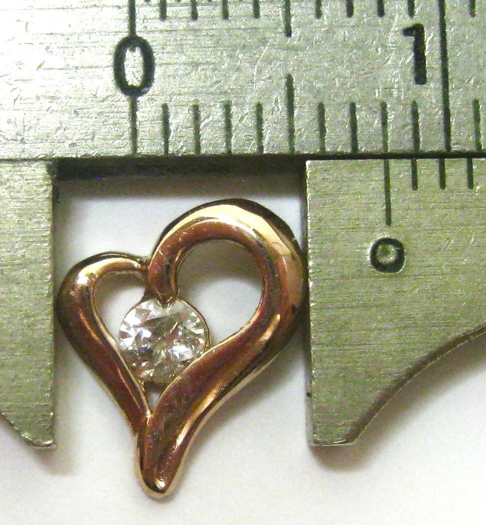 y*u様 K10 10金 イエローゴールド ペンダント ダイヤ 0.1ct 1ヶ