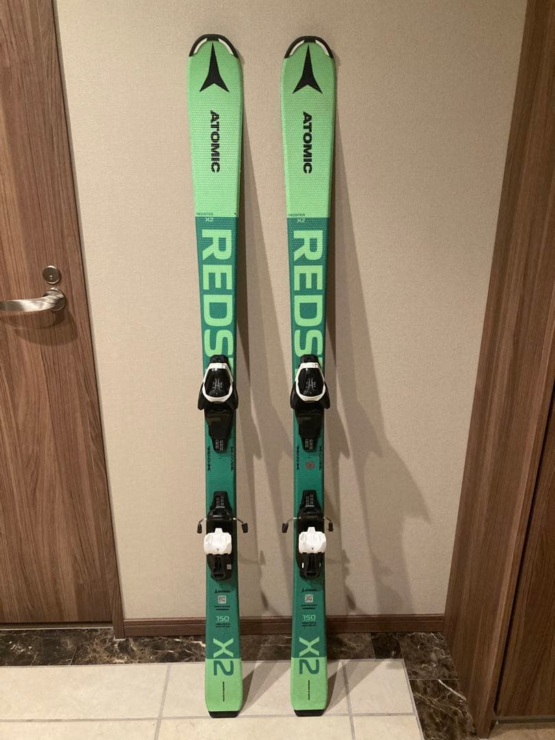 ATOMIC REDSTERX2 スキー板 150cm ストック付