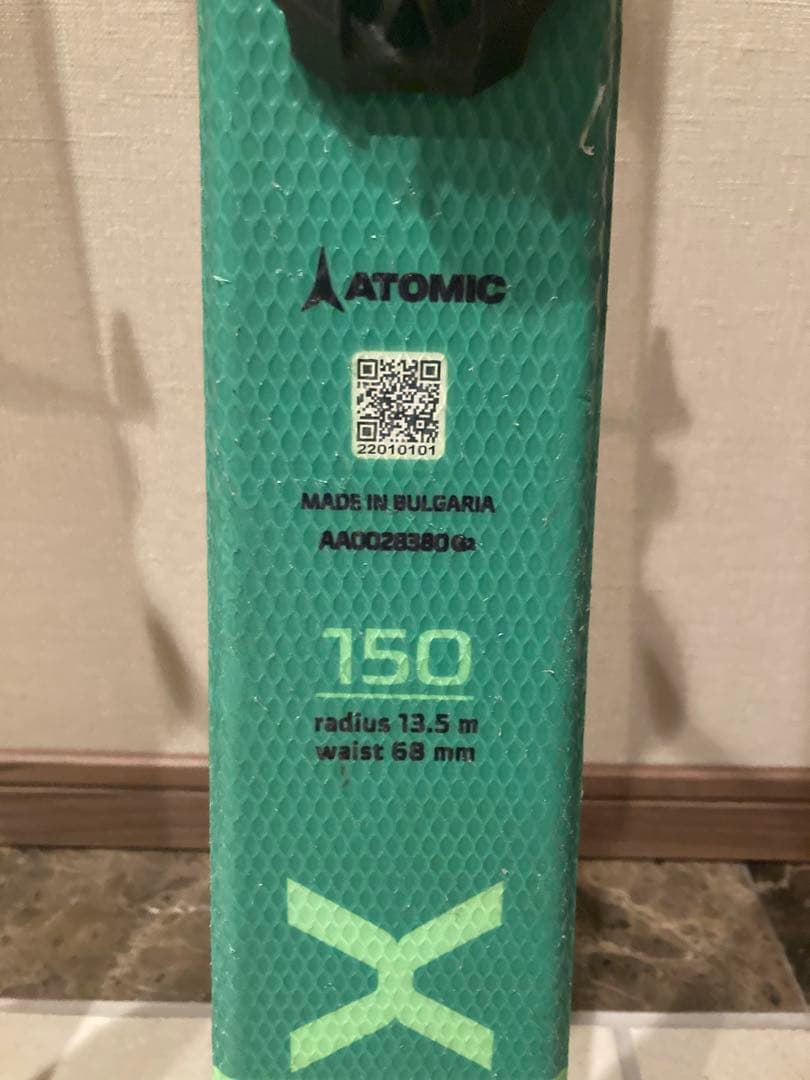 ATOMIC REDSTERX2 スキー板 150cm ストック付