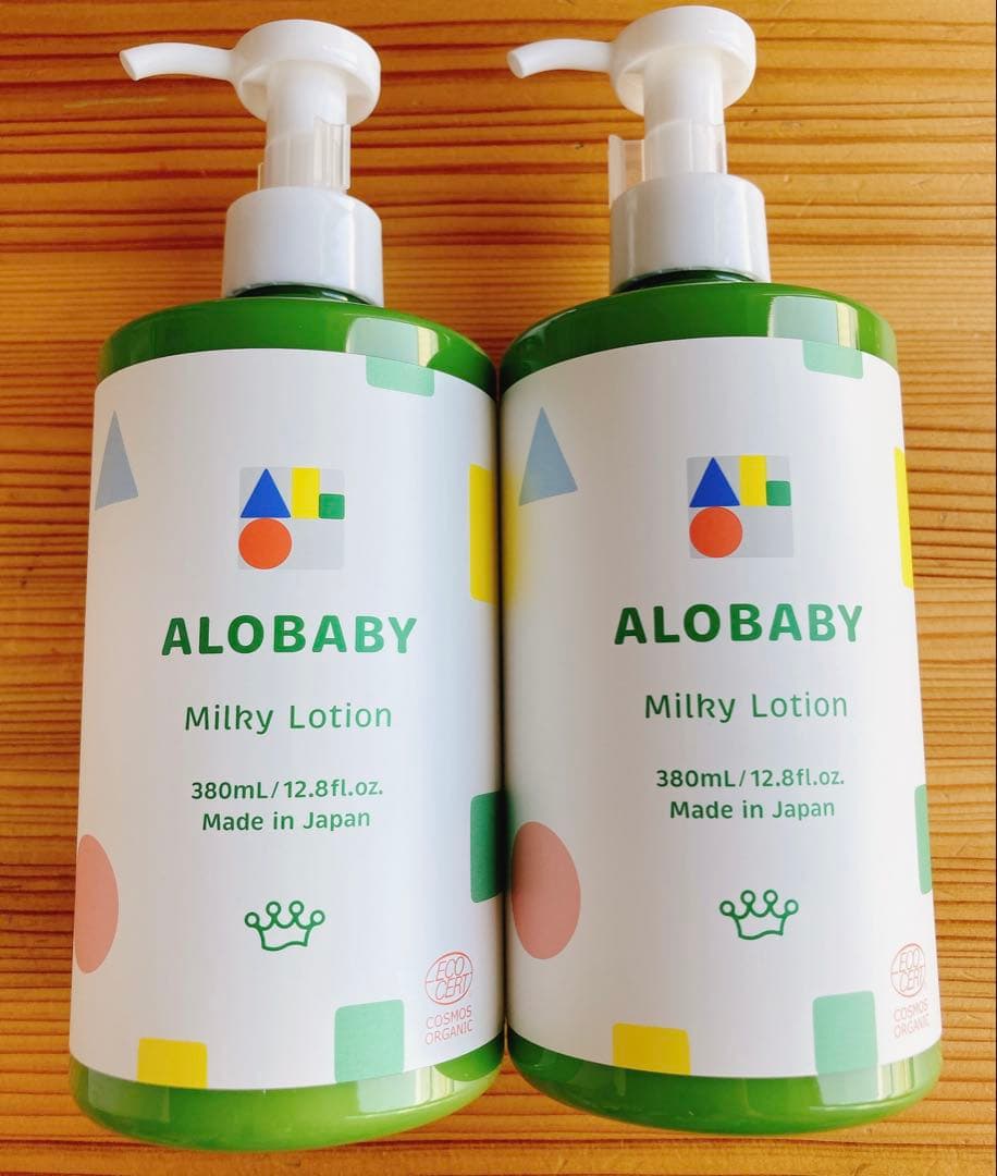 アロベビー　オーガニック ミルクローション 380ml ビッグボトル