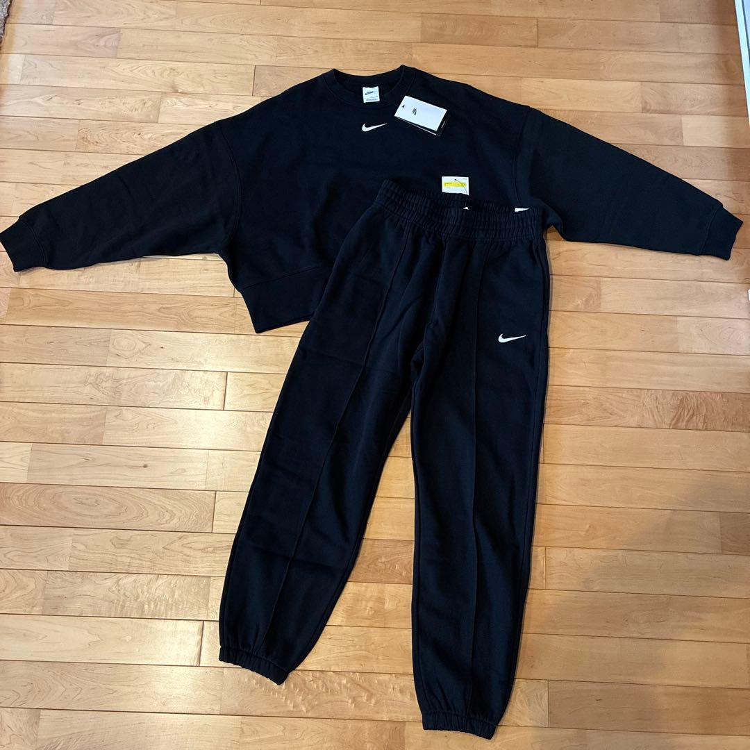 Nike ブラック スウェットセット