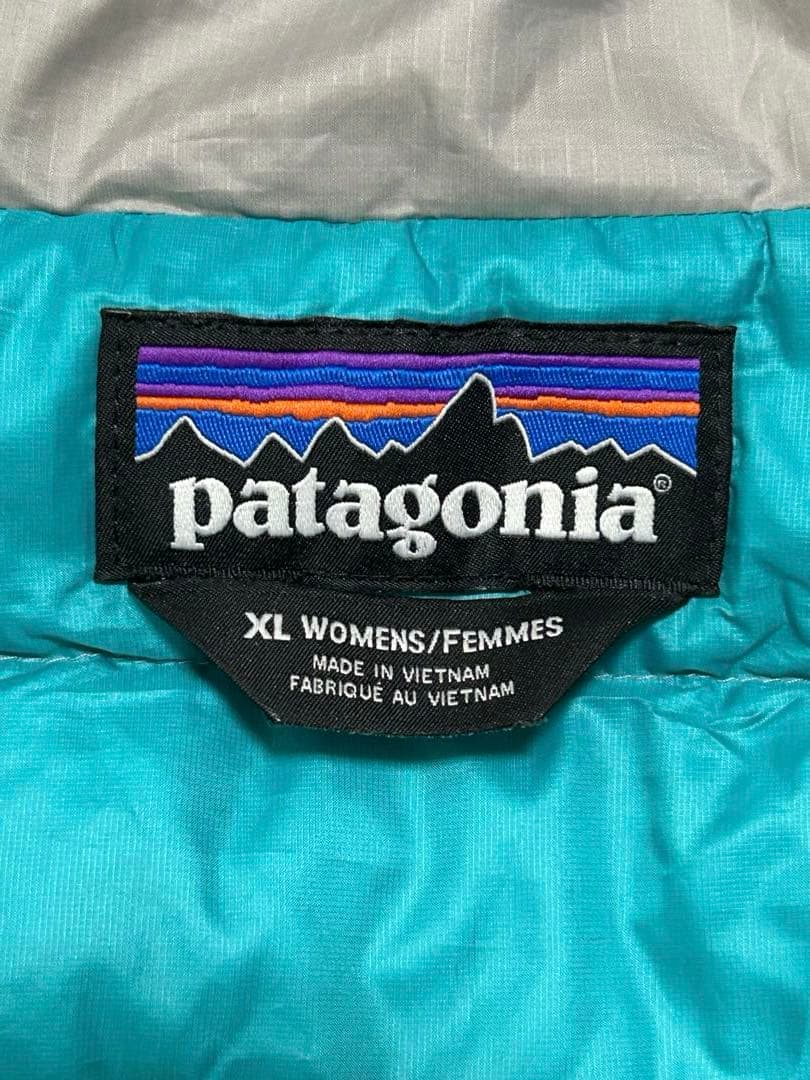Patagonia グレー ダウンベスト　XL レディース