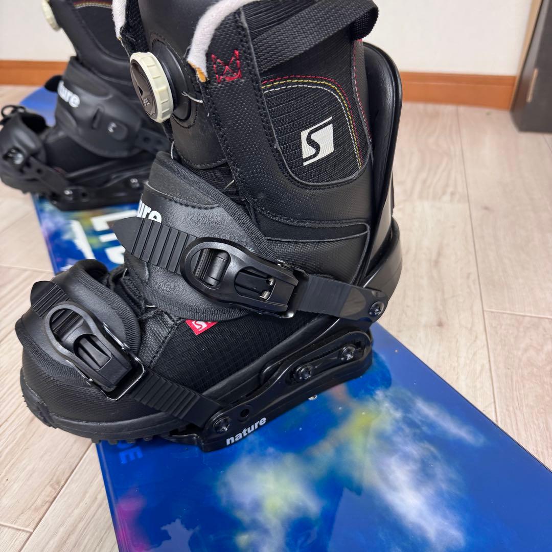 nature スノーボードセット 130cm SPOON 24cm