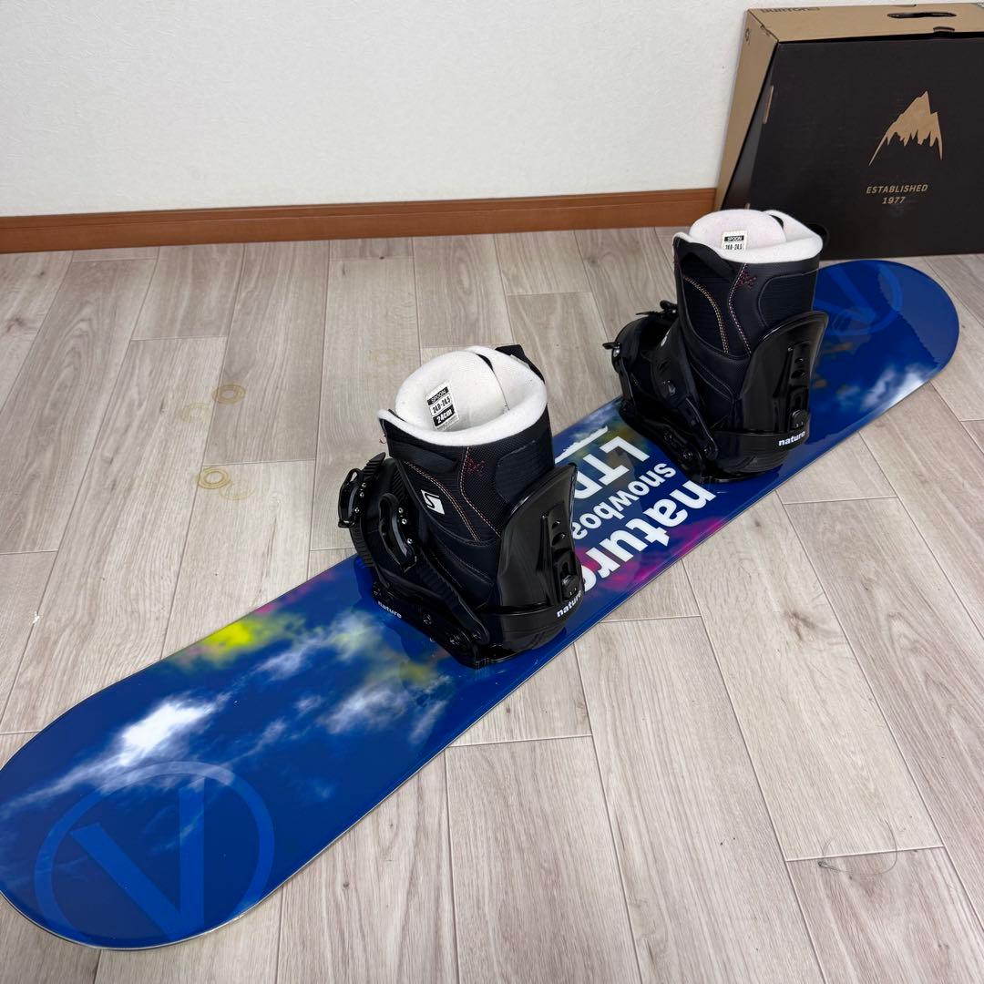nature スノーボードセット 130cm SPOON 24cm