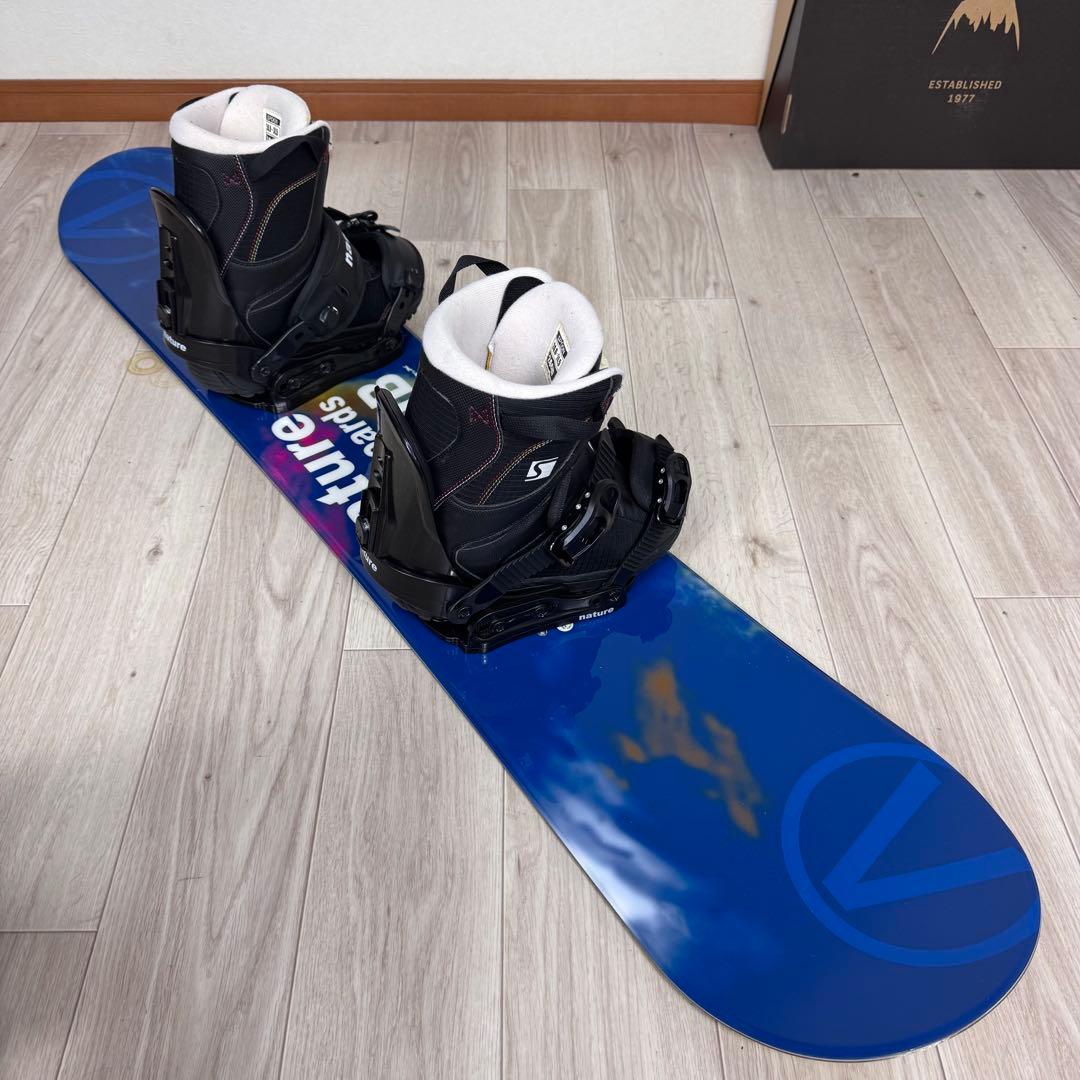 nature スノーボードセット 130cm SPOON 24cm
