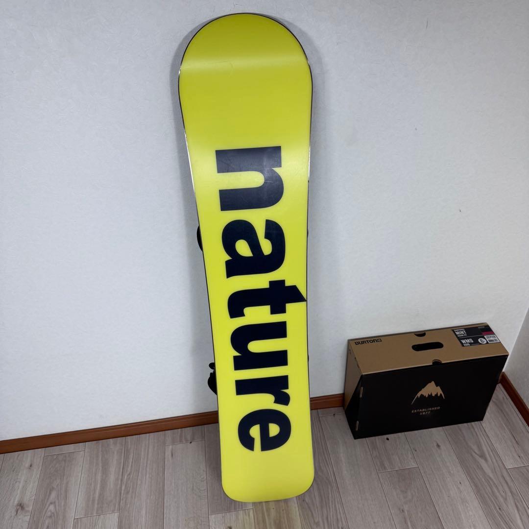 nature スノーボードセット 130cm SPOON 24cm