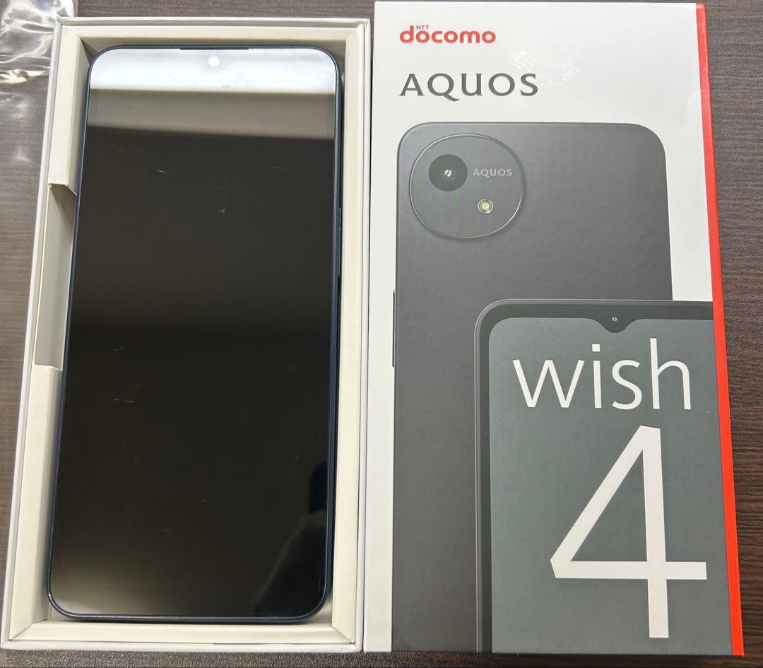 AQUOS wish 4 ブラック 本体 simフリー