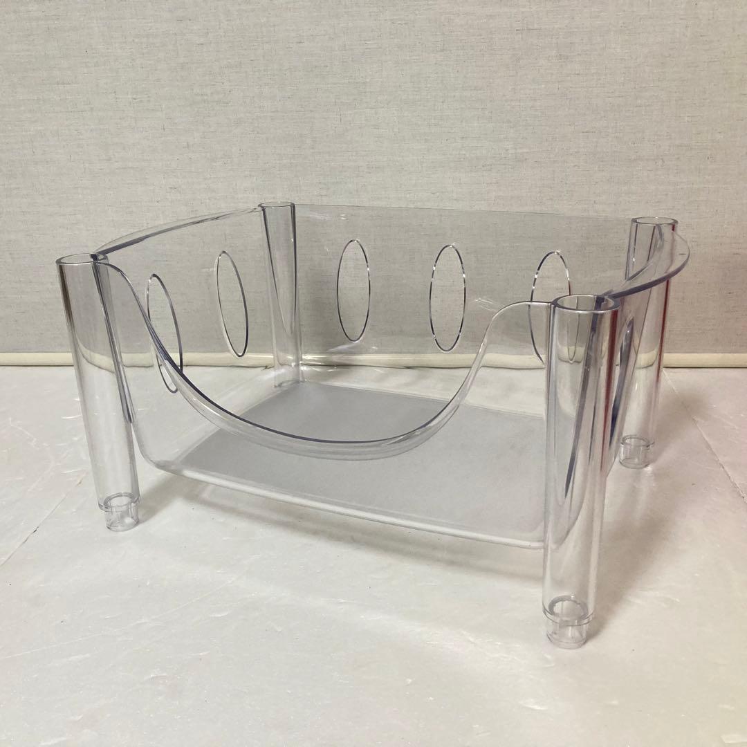 イタリア製 グッチーニ ワゴン ラック バスケット キャスター付き 収納 4段