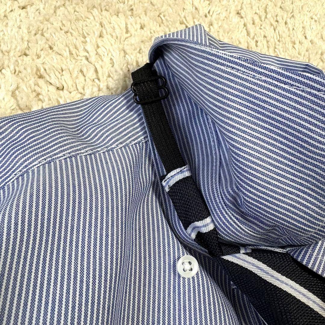 ワンダーファクトリー フォーマルスーツ 150 黒 ストライプ卒業式 入学式