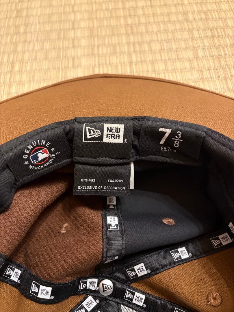 帽子 NEW ERA Fitted Long Brim Hat YANKEES M