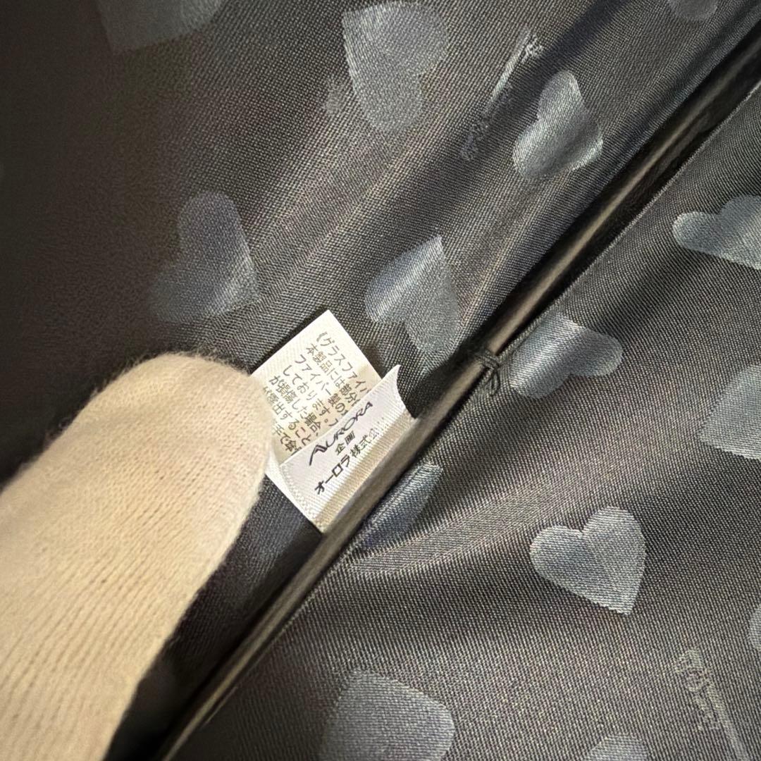 【新品未使用】agnes b. アニエスべー 長傘 雨傘 ハート柄 ブラック