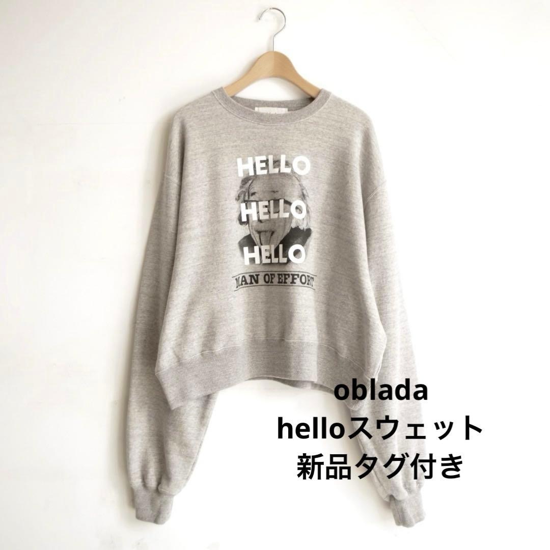 Oblada（オブラダ） HELLOスウェット　アインシュタイン　新品タグ付き