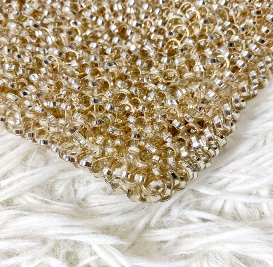 ANTEPRIMA ゴールド スクエアバッグ