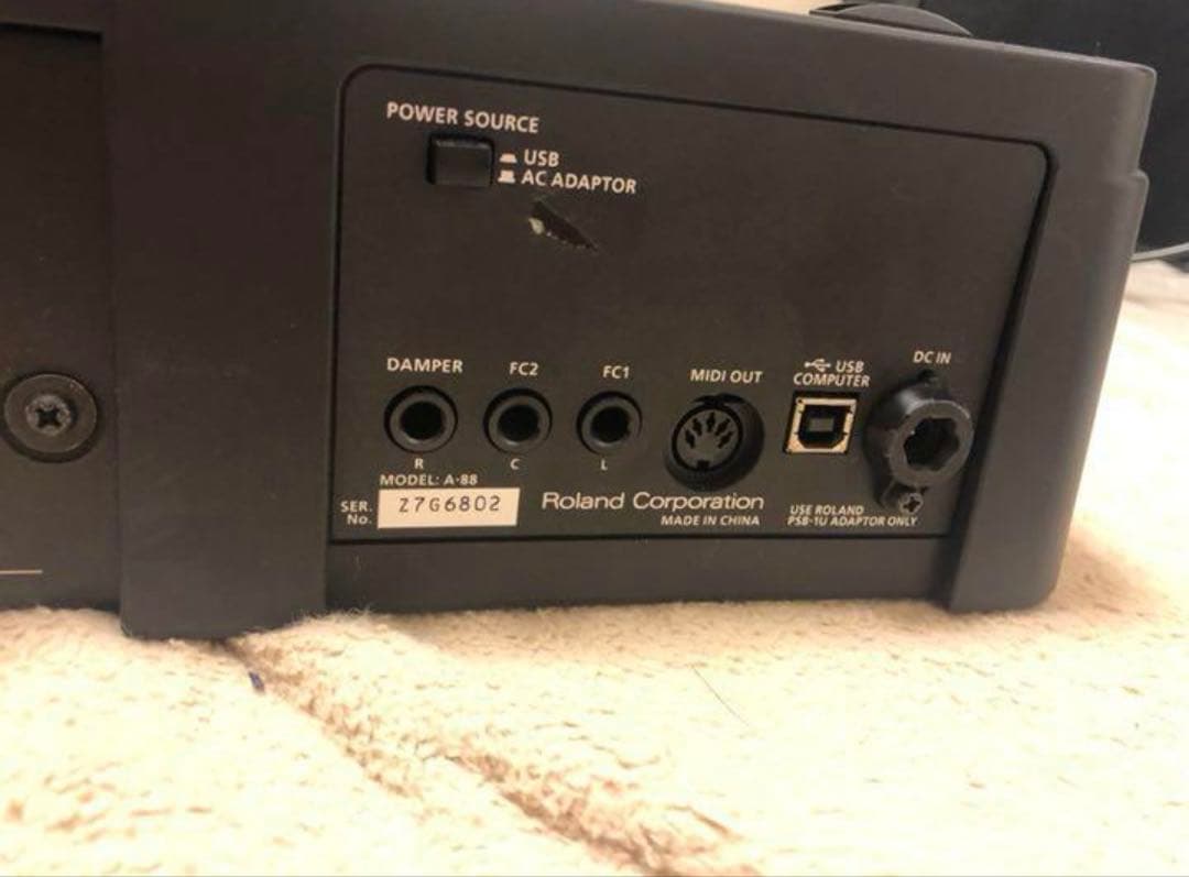 【特価】Roland ステージピアノ MIDIキーボード A-88