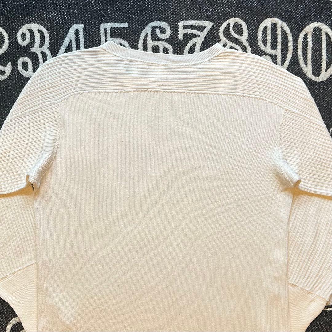 50s スウェーデン軍 ビンテージ ユーロ サーマル 長袖 白Tシャツ