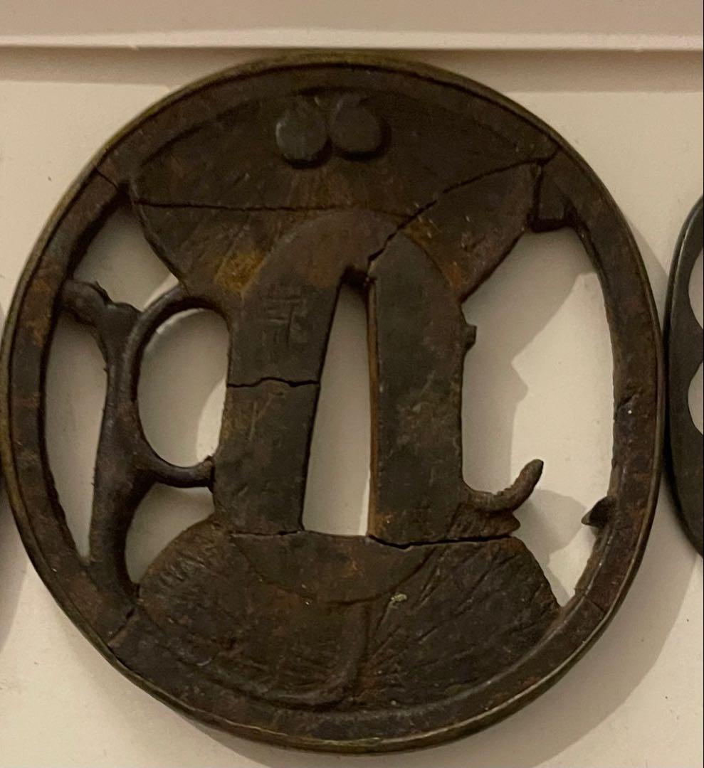 日本刀　武具　鍔 6枚　その他おまとめセット