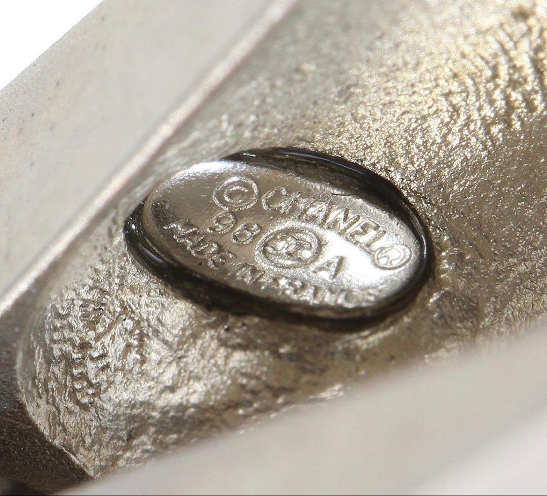 R2885 超美品 シャネル ロゴ マネークリップ クローズピン