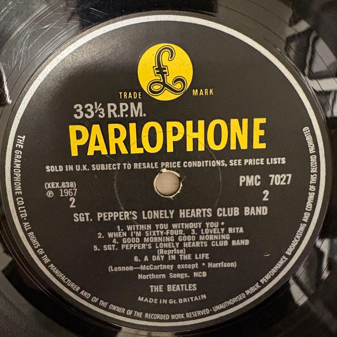 【両面１桁スタンパー！】サージェントペパーズ UKオリジ monoマト1/1