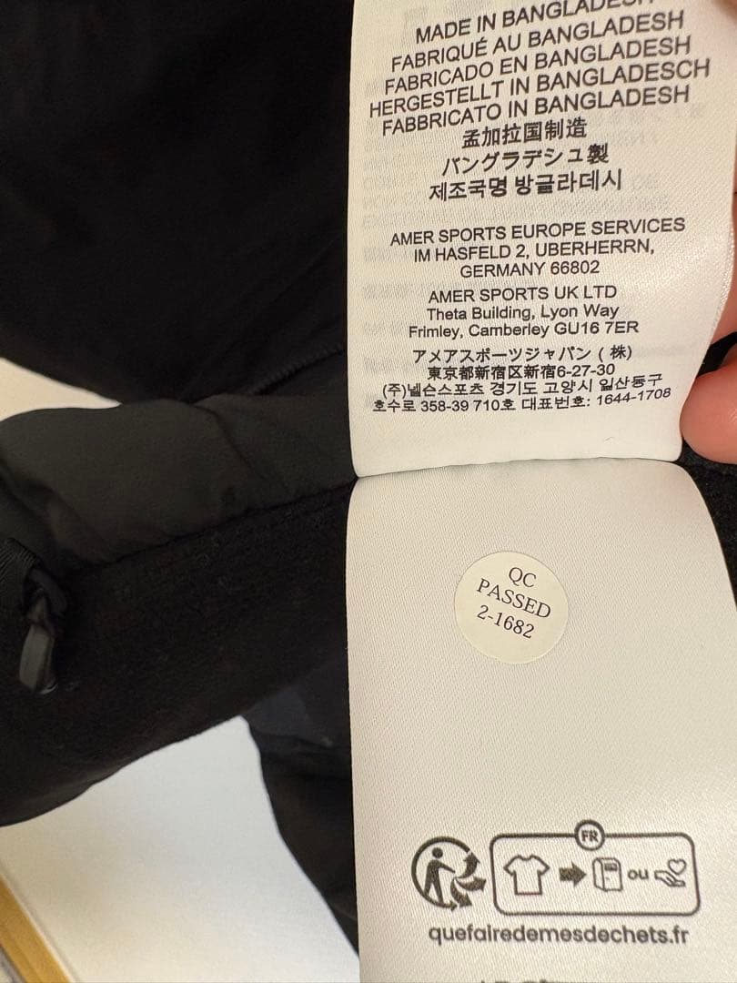 アークテリクス　アトム　ベスト　メンズ　ARC'TERYX atom ブラック