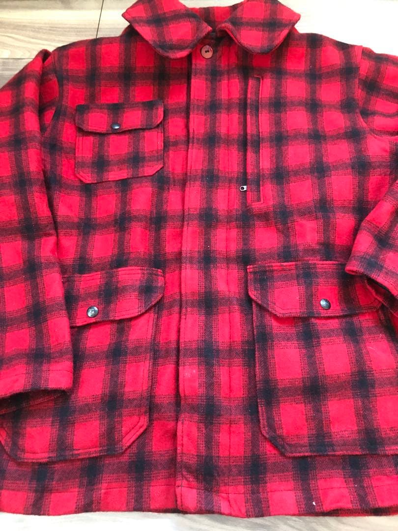 USA製ウールリッチマッキーノジャケットオンブレバッファローチェック