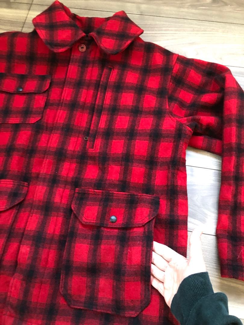 USA製ウールリッチマッキーノジャケットオンブレバッファローチェック