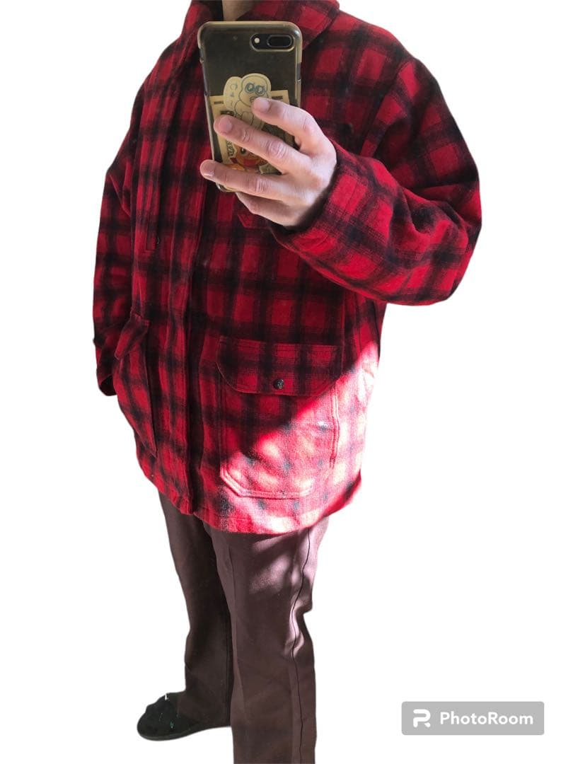 USA製ウールリッチマッキーノジャケットオンブレバッファローチェック