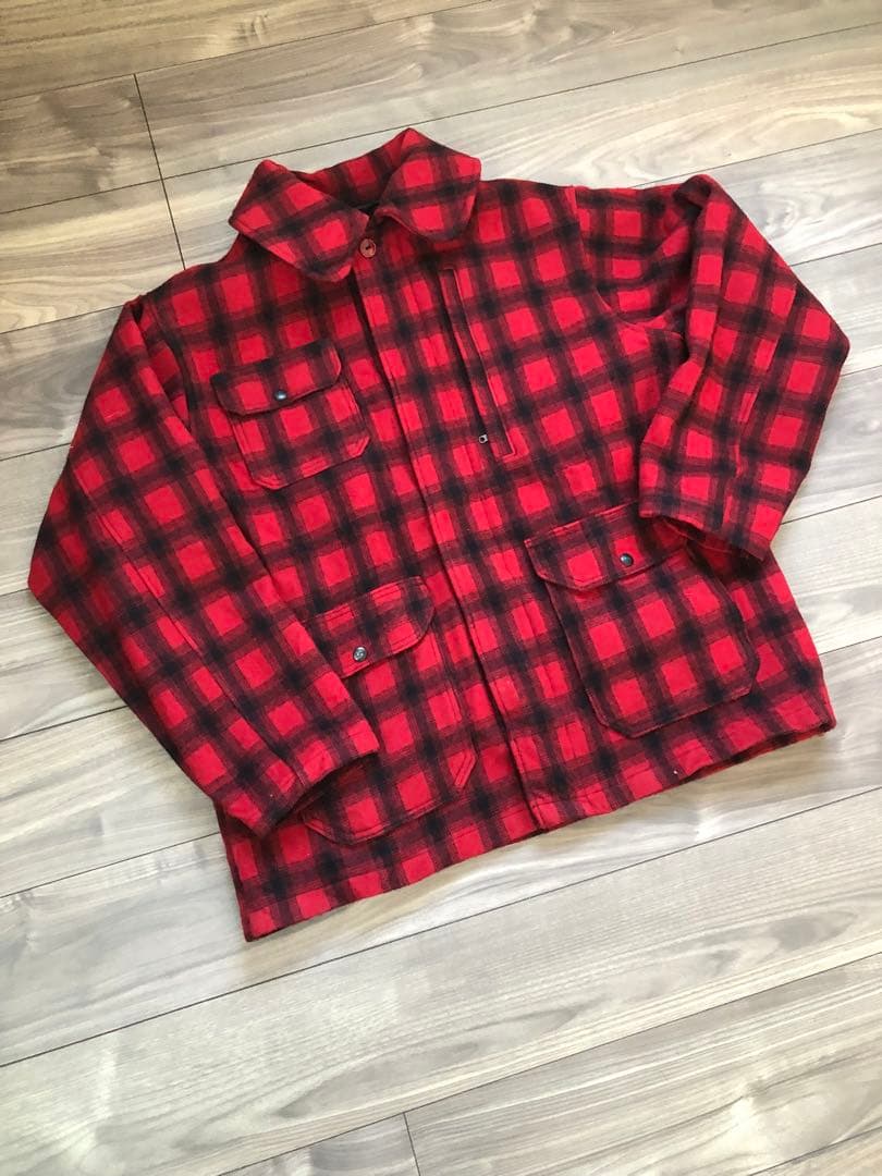 USA製ウールリッチマッキーノジャケットオンブレバッファローチェック