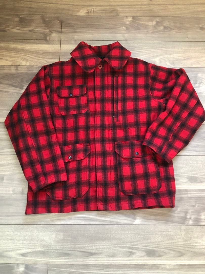 USA製ウールリッチマッキーノジャケットオンブレバッファローチェック