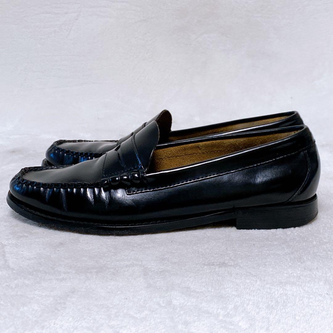 美品　G.H.BASS　ローファー　ラーソン　ブラック　黒　27.5cm