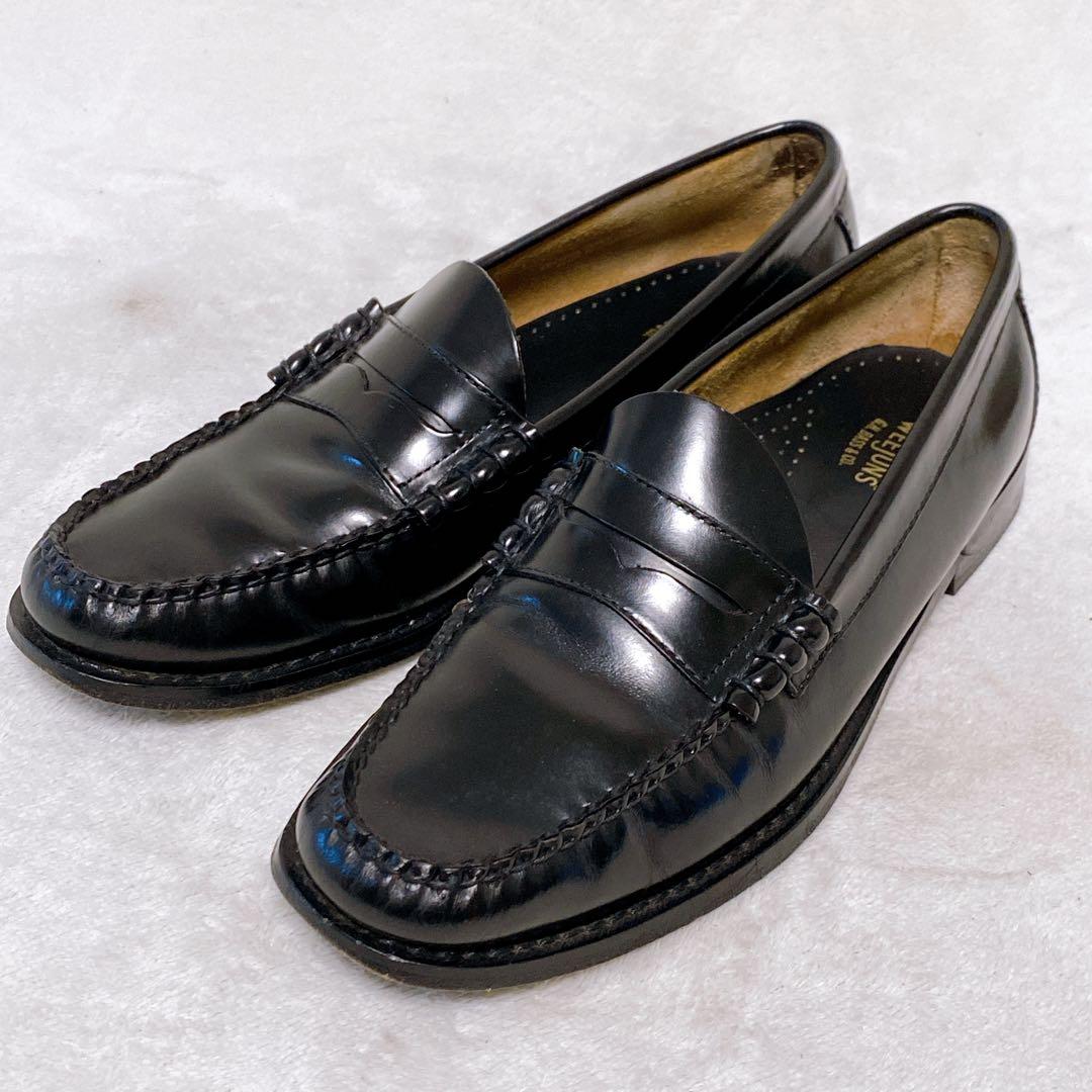 美品　G.H.BASS　ローファー　ラーソン　ブラック　黒　27.5cm