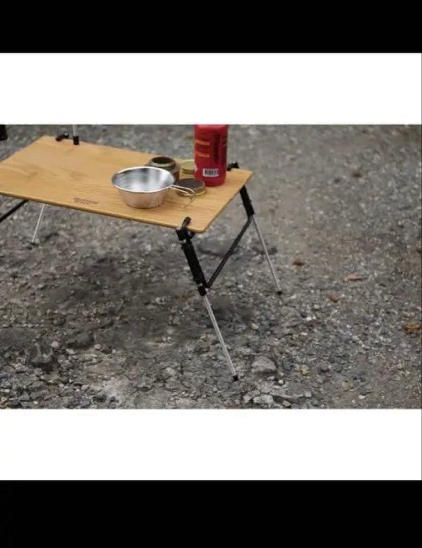 折りたたみ式木製アウトドアテーブル